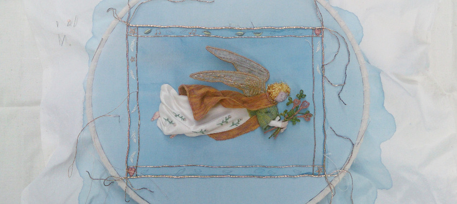 Raphael angel embroidery